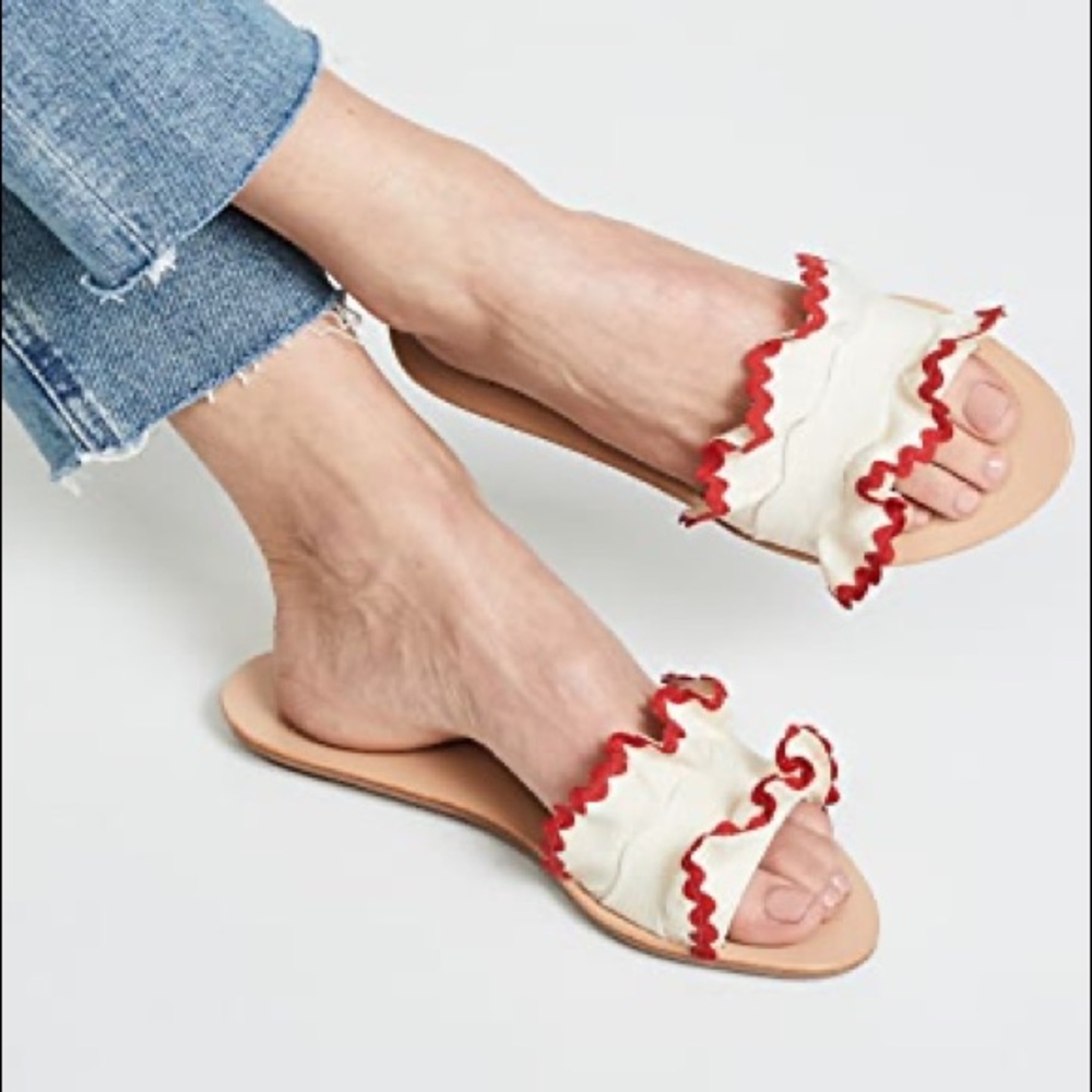 Loeffler Randall Birdie Ruffle Slide